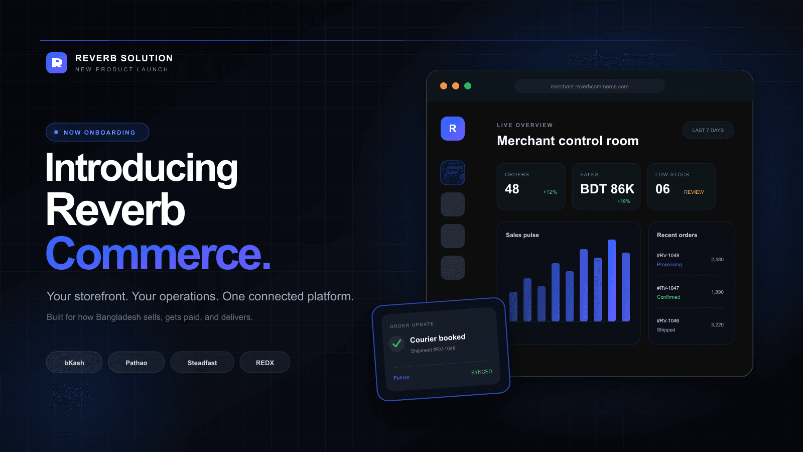 Introducing Reverb Commerce: A Complete E-Commerce Platform for Bangladesh
